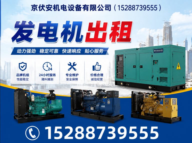 迪庆发电车租赁展示图